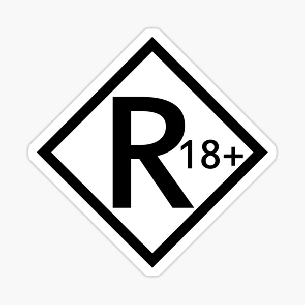 Rated R Sticker for Sale by AlphaBronco