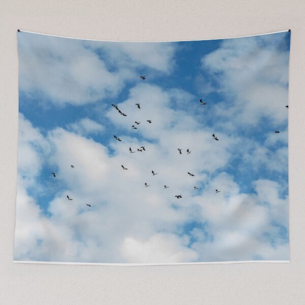 Item preview, Birds flying in the clouds designed and sold by HaleyRedshaw.