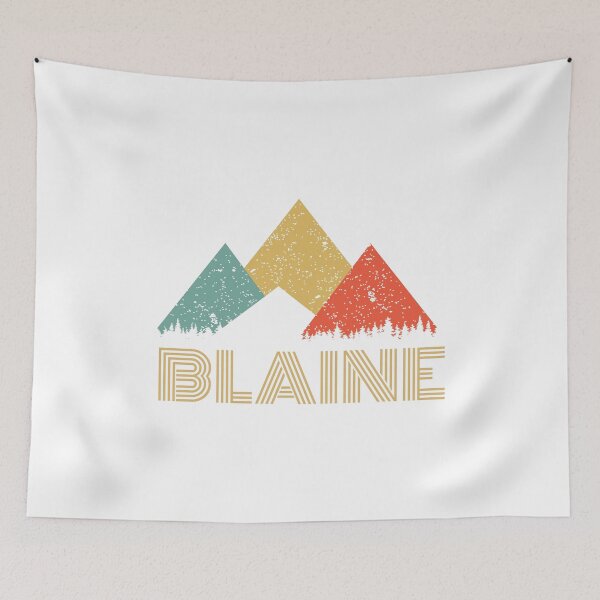 Item preview, Retro City of Blaine Mountain Shirt designed and sold by Theodore Cory.