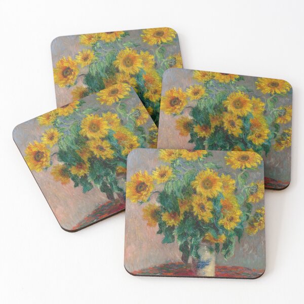 Item preview, Claude Monet - Bouquet of Sunflowers - French painting Tournesols designed and sold by Bebichic.