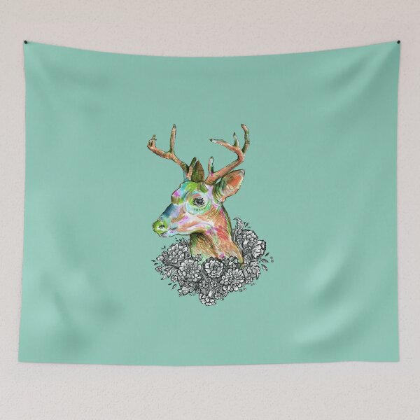 Item preview, Floral Deer - 3 designed and sold by FanitsaArt.
