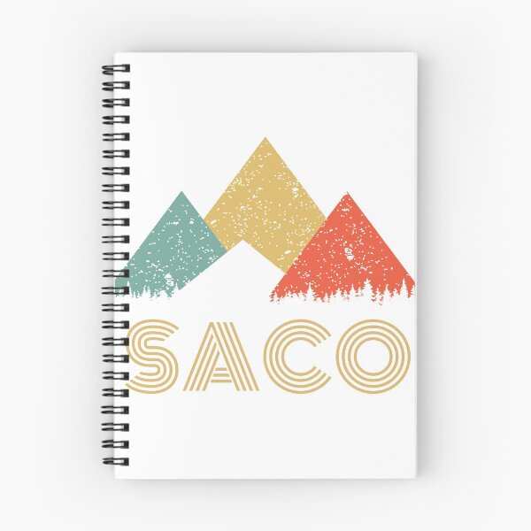 Item preview, Retro City of Saco Mountain Shirt designed and sold by Theodore Cory.