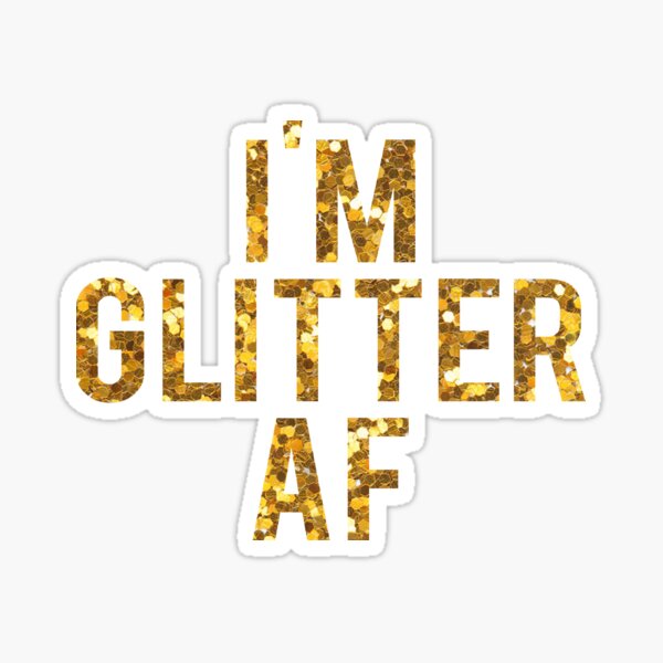 Item preview, glitter af designed and sold by immunetogravity.