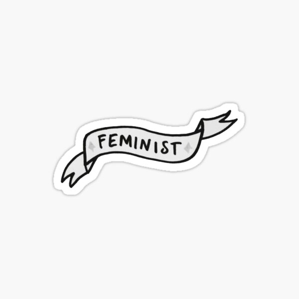 feminist banner Sticker