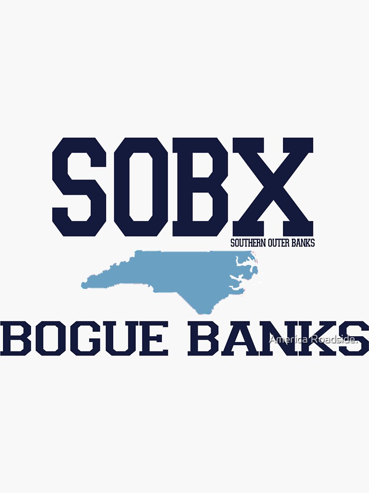 "Bogue Banks North Carolina." Sticker for Sale by ishore1 Redbubble