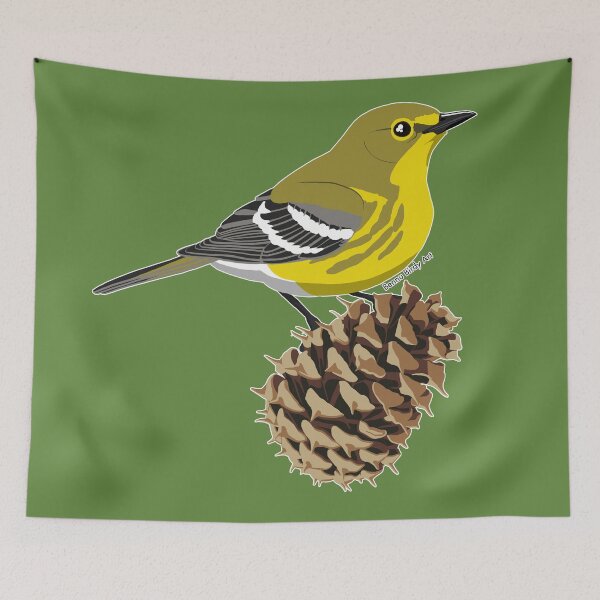 Item preview, Pine Warbler designed and sold by BennuBirdy.