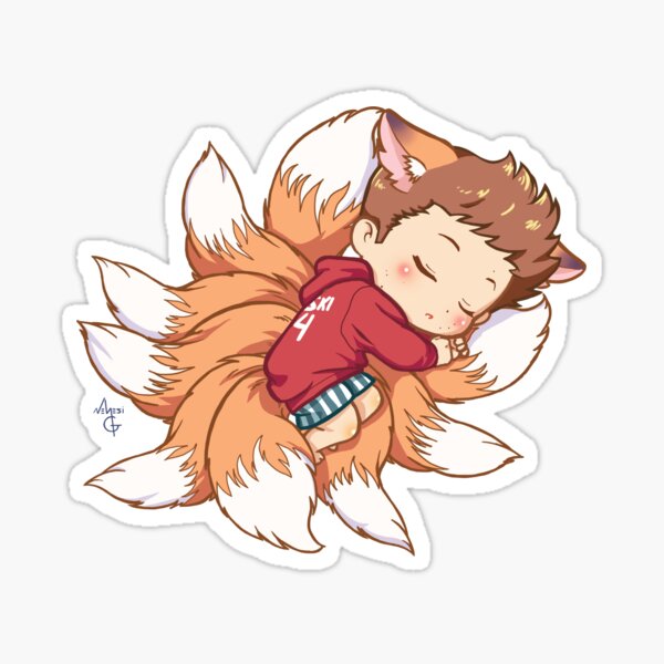 Item preview, Sleepy Nogitsune designed and sold by MGNemesi.