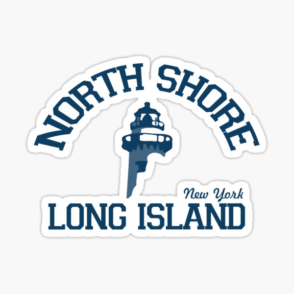 "North Shore - Long Island." Sticker for Sale by ishore1 | Redbubble