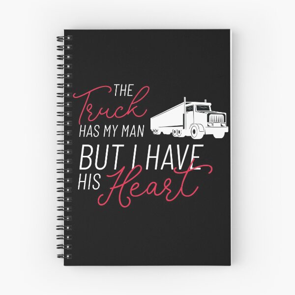 Item preview, The Truck Has My Man I Have His Heart Trucker designed and sold by MooonTees.