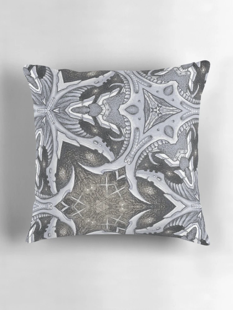 Thumbnail 3 of 4, Pillow, Bio pattern designed and sold by Scott White.