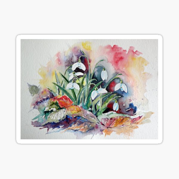 Snowdrops Sticker