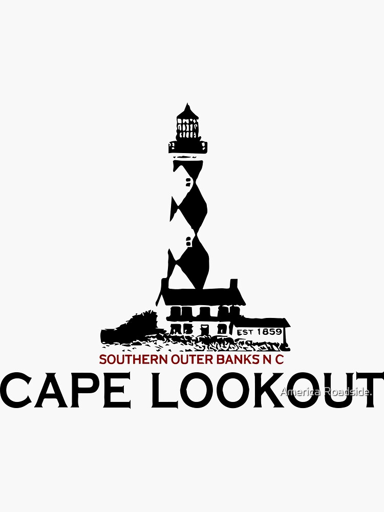"Cape Lookout North Carolina." Sticker for Sale by ishore1 Redbubble