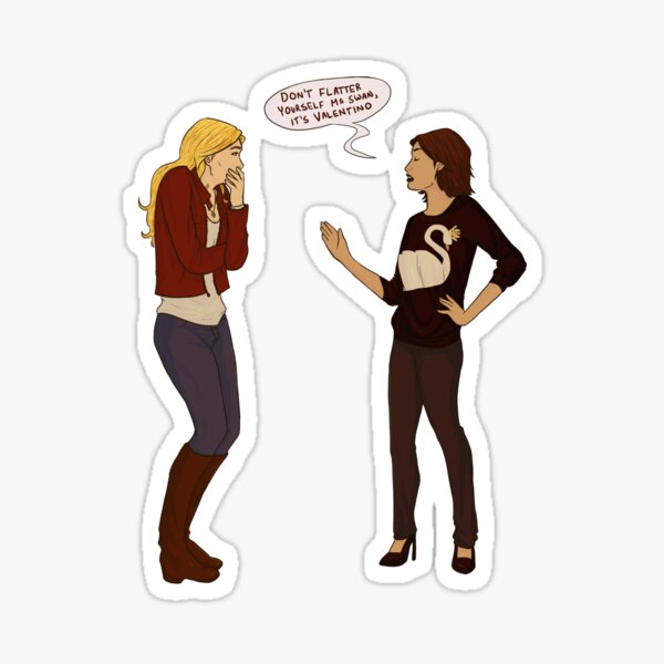 Item preview, Don't Flatter Yourself Miss Swan designed and sold by OliveTreeHouse.