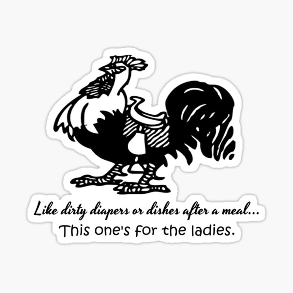 This Cock is for the Ladies Sticker