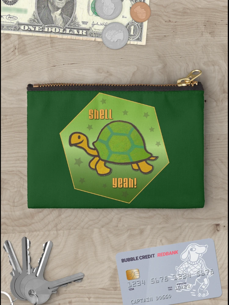 Thumbnail 3 of 4, Zipper Pouch, Shell Yeah! designed and sold by infinitygrafix.
