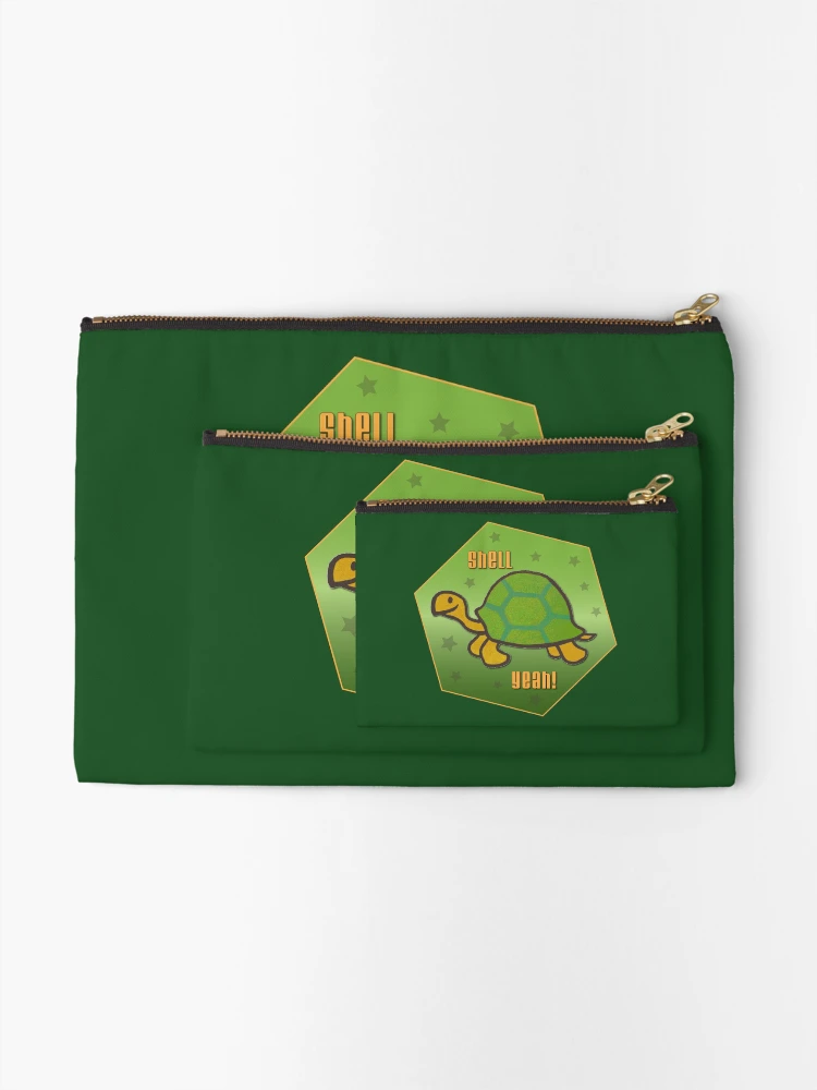 Thumbnail 2 of 4, Zipper Pouch, Shell Yeah! designed and sold by infinitygrafix.