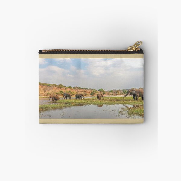 Item preview, Elephants crossing the Chobe River designed and sold by Jensphotos.