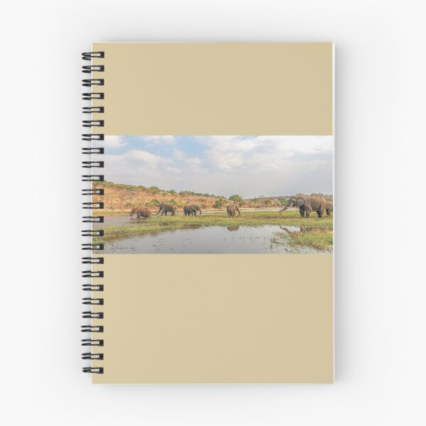 Item preview, Elephants crossing the Chobe River designed and sold by Jensphotos.