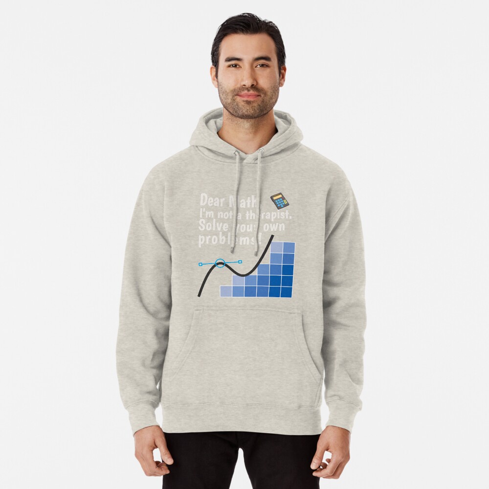 basic math hoodie