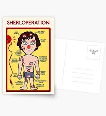 Sherloperation: The Game (card) Postcards