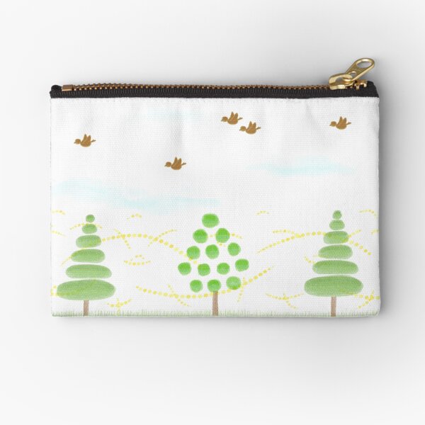 Trees of various forms Zipper Pouch