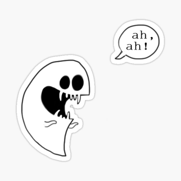 OFF - ah, ah! Sticker