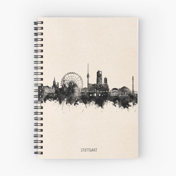 Item preview, stuttgart skyline designed and sold by BekimART.