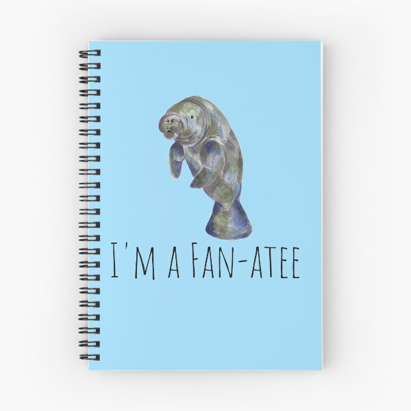 Item preview, "I'm a Fan-Atee" for Manatee Lovers Everywhere designed and sold by TimorousEclectc.