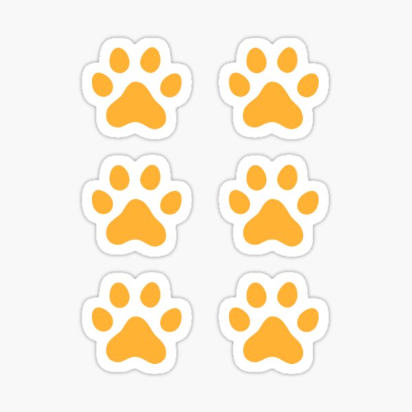 Cat Paw Stickers for Sale