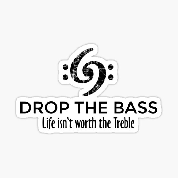 Item preview, Drop the Bass 69 Vintage Black designed and sold by theshirtshops.