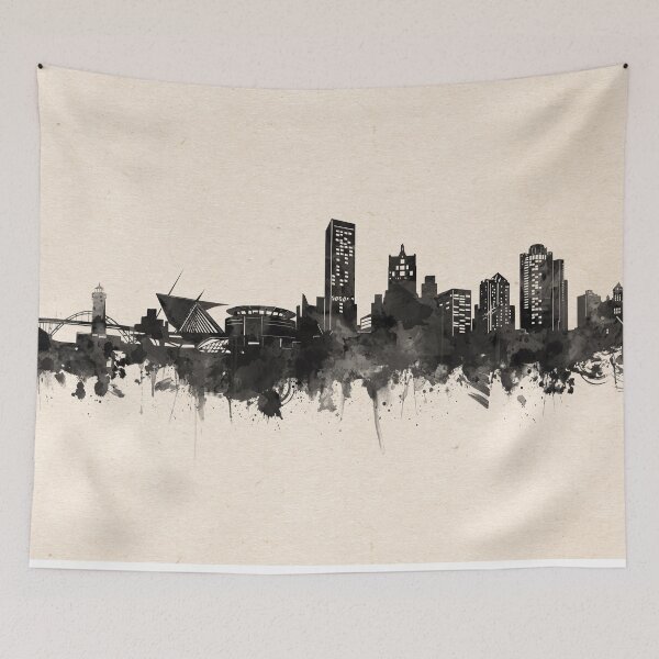 Item preview, milwaukee skyline designed and sold by BekimART.
