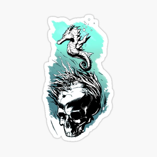 SeaHorse ( Transparent Background) Sticker