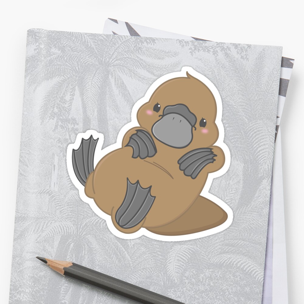 cute kawaii platypus