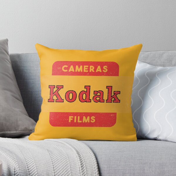 Kodak Camera & Films Throw Pillow
