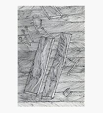 Wood Flooring... a doodle! Photographic Print