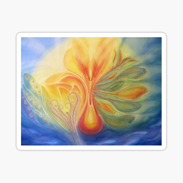 Blossoming 5 Sticker