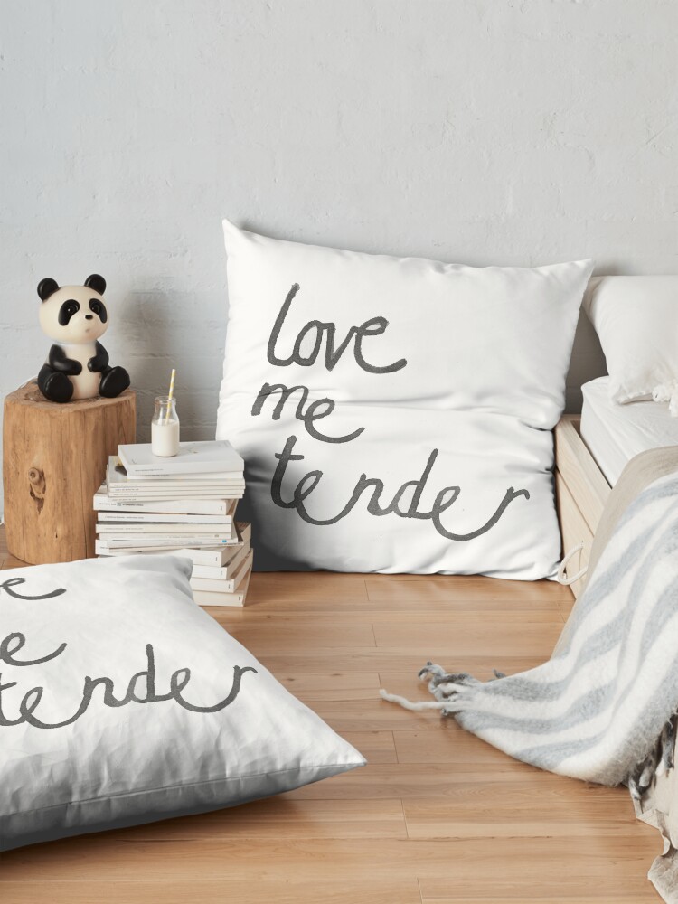 Alternate view of Love me Tender. Floor Pillow