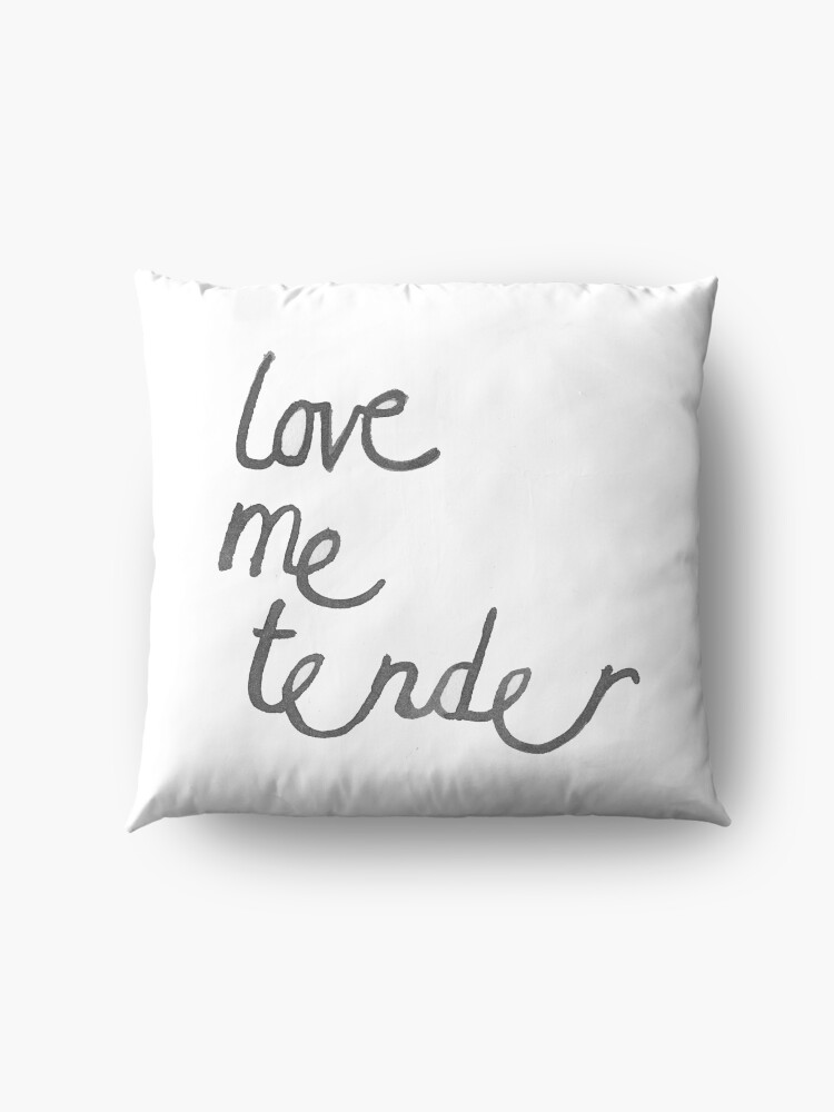 Alternate view of Love me Tender. Floor Pillow