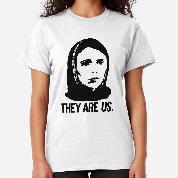 THEY ARE US Jacinda Ardern Prime Minister in hijab Classic T-Shirt