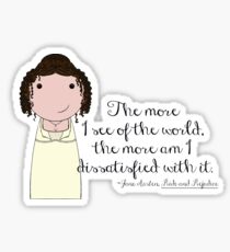 The More I See of the World Sticker