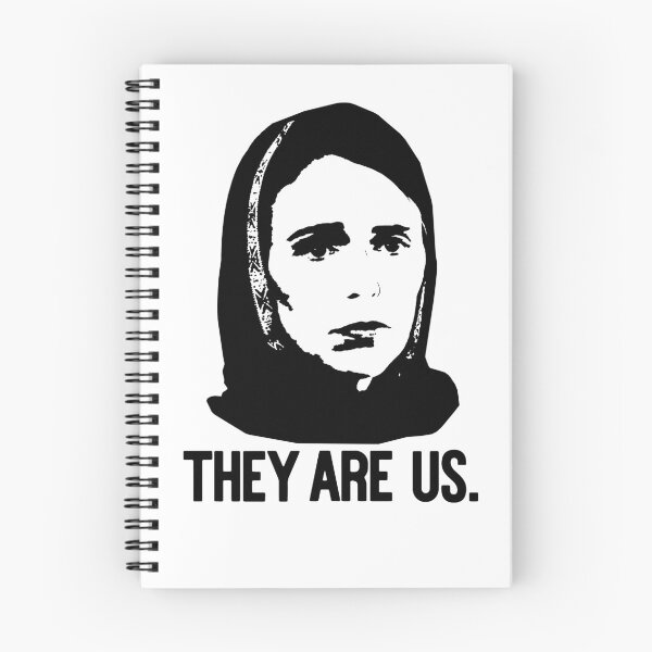 Item preview, THEY ARE US Jacinda Ardern Prime Minister in hijab designed and sold by starkle.