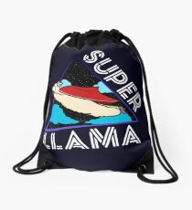 Super Llama Superhero Animal Gift Comic Drawstring Bag