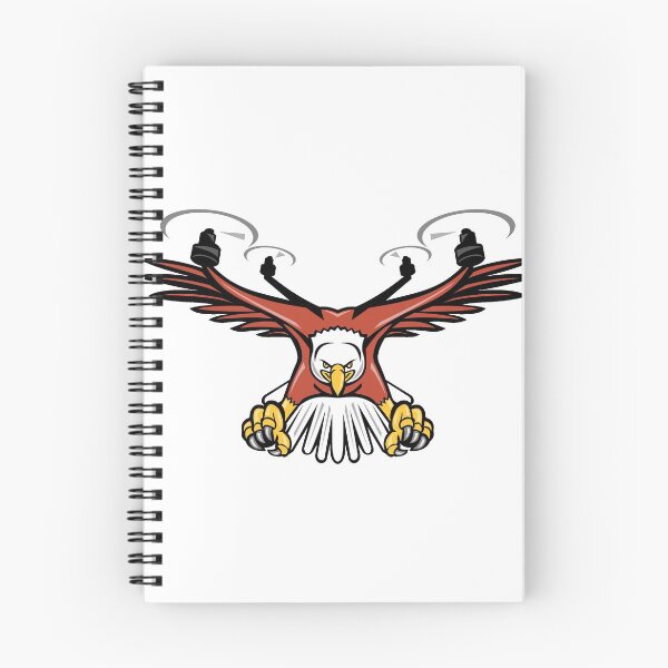 Item preview, Half Eagle Half Drone Swooping Mascot  designed and sold by patrimonio.