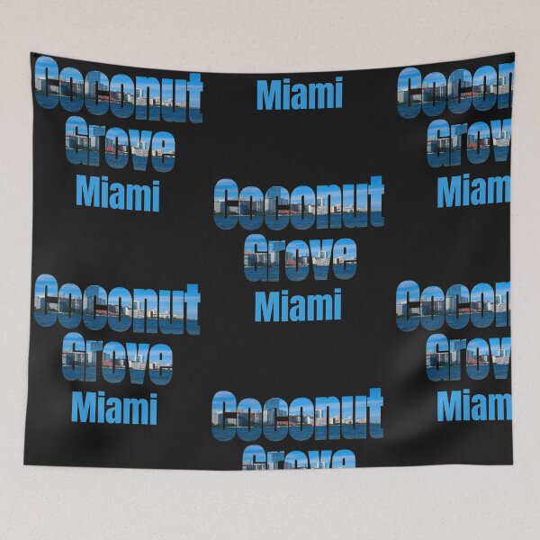Item preview, Coconut Grove Miami, United States, Country Tourist Gifts designed and sold by treasures83.