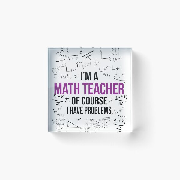 Item preview, Really Funny Math Teacher With Problems designed and sold by remoteart.