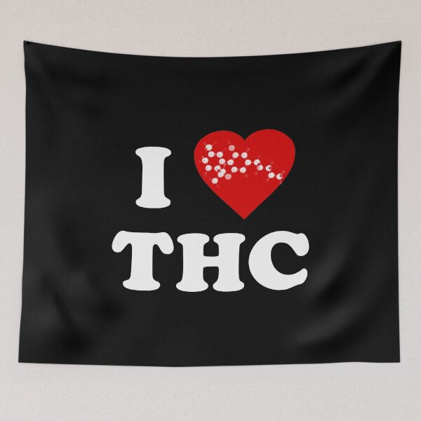 Item preview, I Love THC Weed 420 designed and sold by flippinsg.