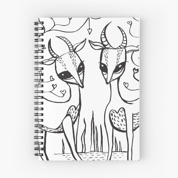 Item preview, Anteloping, antelopes, couple, love designed and sold by sonabeam.