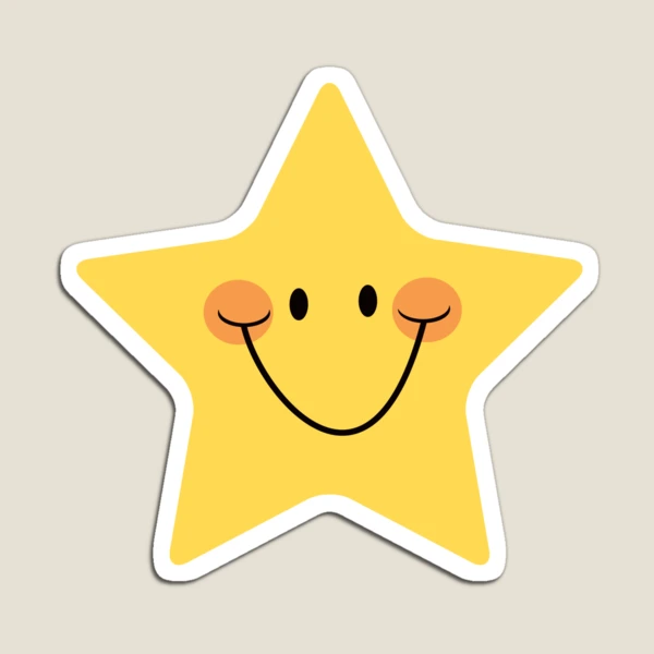 Cute kawaii star Sticker for Sale by MheaDesign