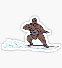 Surfing Sassy Sticker
