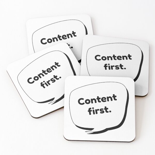 Item preview, Content first. designed and sold by annafokina.
